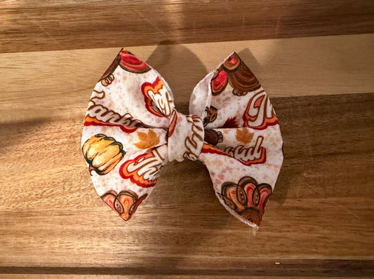 4” Thankful Bow