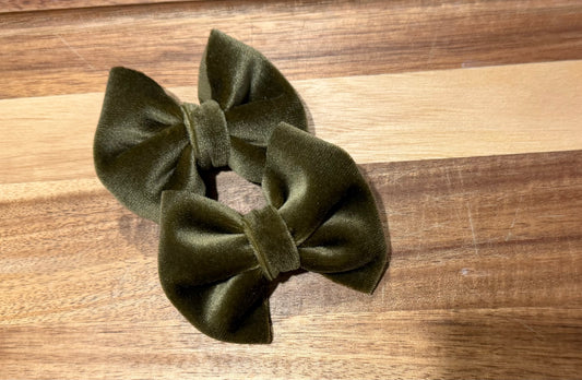 3” Green Velvet Piggies