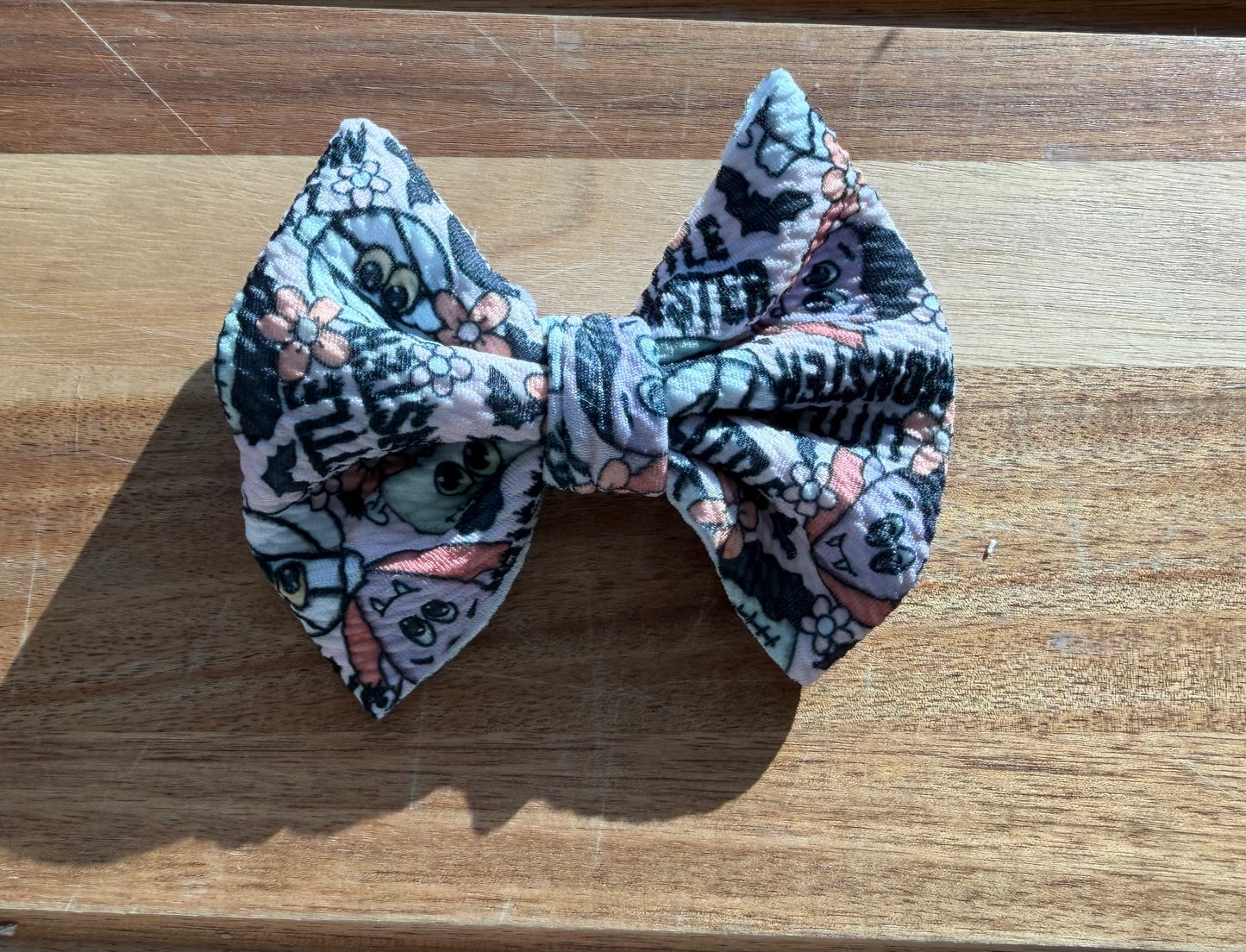 4” Little Monsters Bow