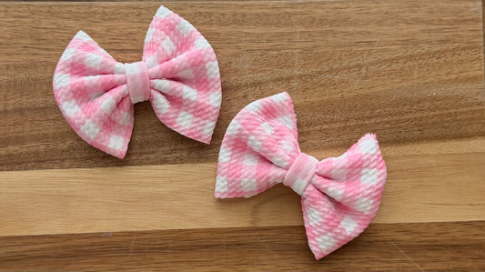 3” Pink Gingham Piggies